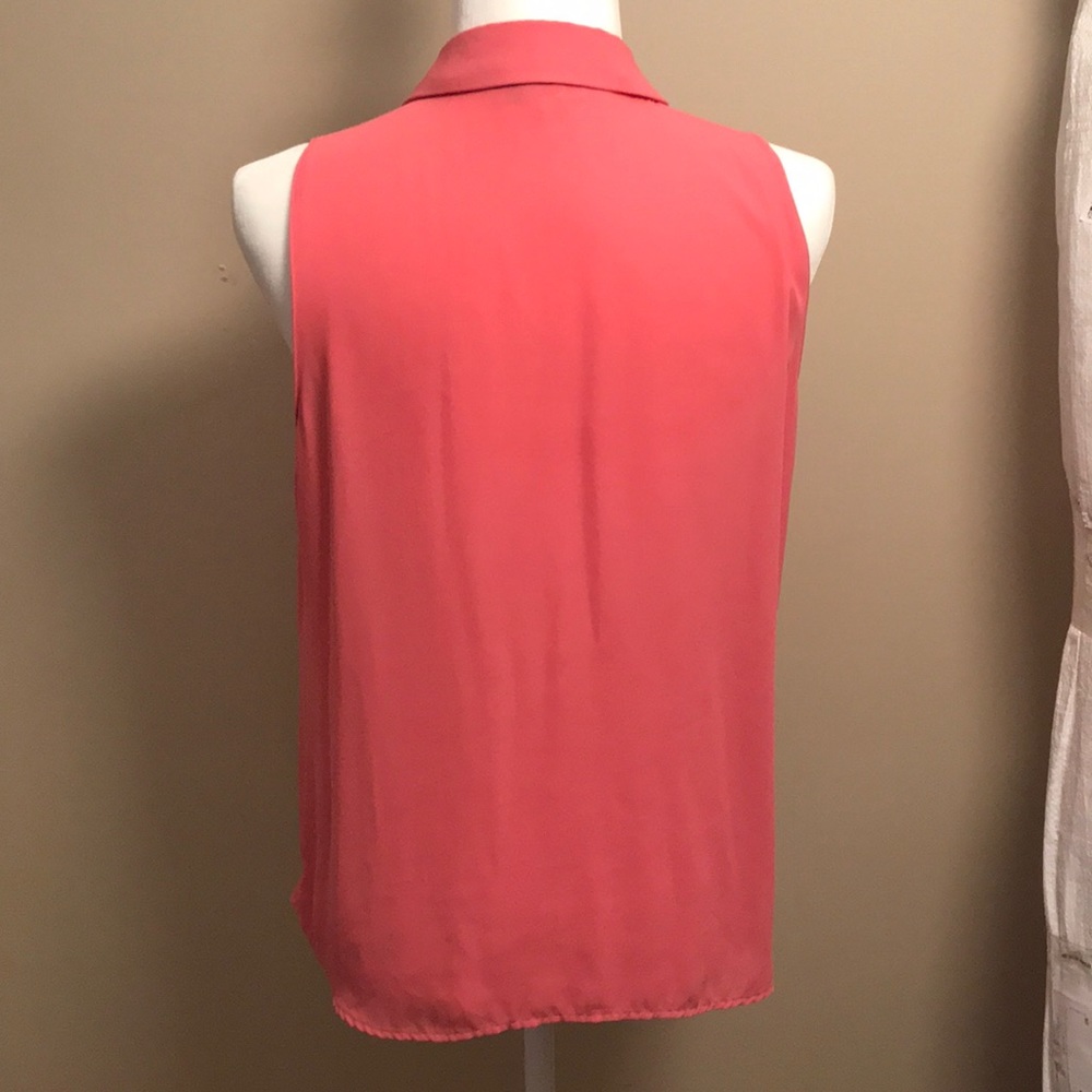 Sweet Delicate Pink Button Down With Ruffles - image 3